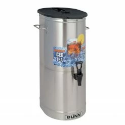 Brewers BUNN TDO-5 Iced Tea & Coffee Dispenser W/ Brew-Thru Lid