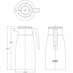 BUNN 64 Oz. Thermal Pitcher Coffee Server