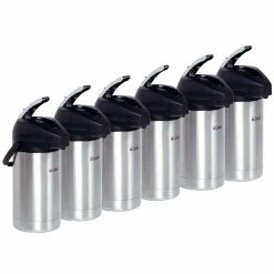 BUNN 3L Stainless Steel Coffee Airpot - Case Of 6