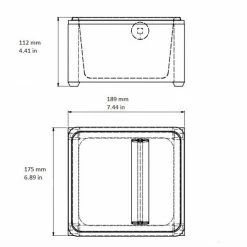 Barista Basics Maplewood Knockbox Set (7