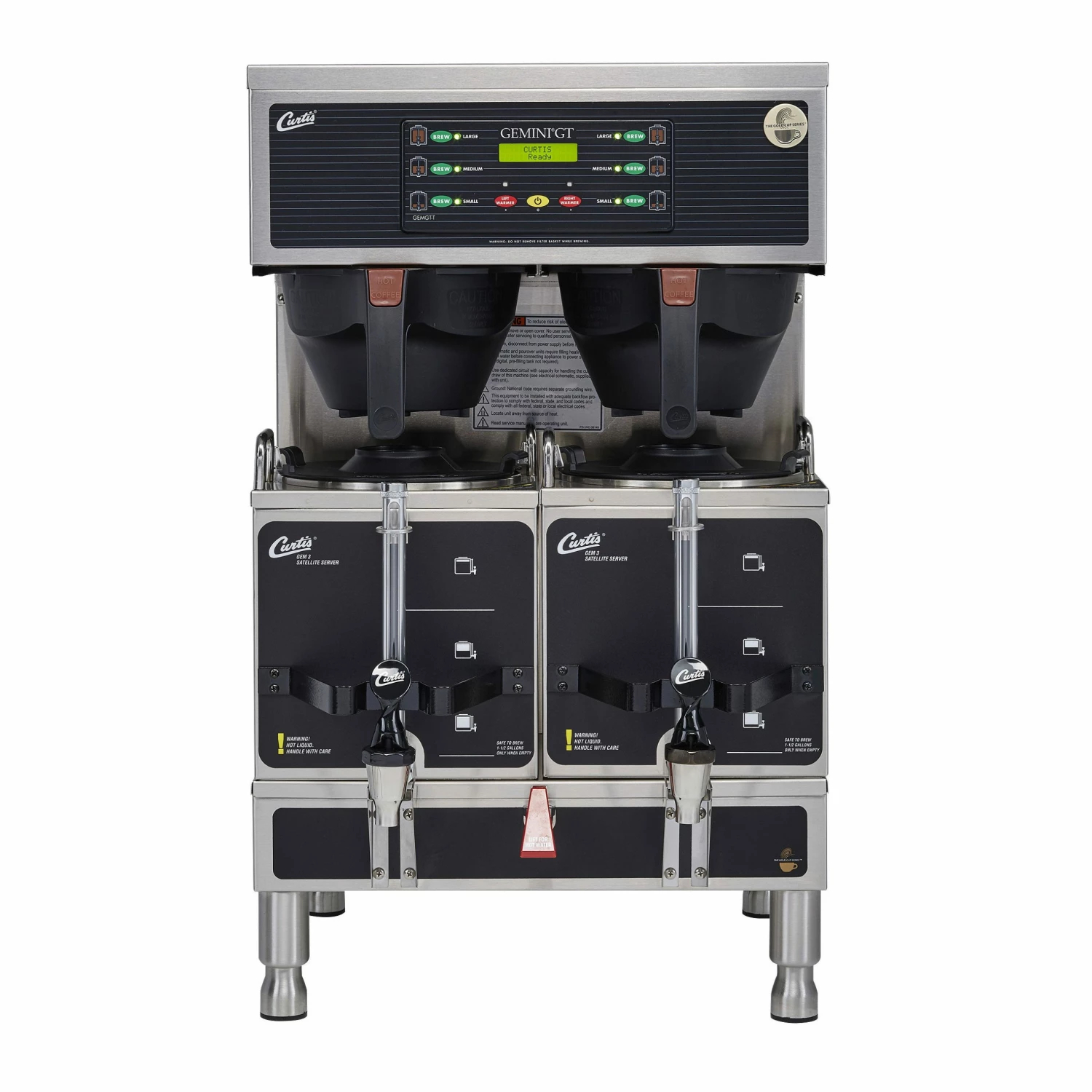 Wilbur Curtis Brewers G3 Twin 1.5 Gallon Coffee Brewer W/ Brew Basket Locks