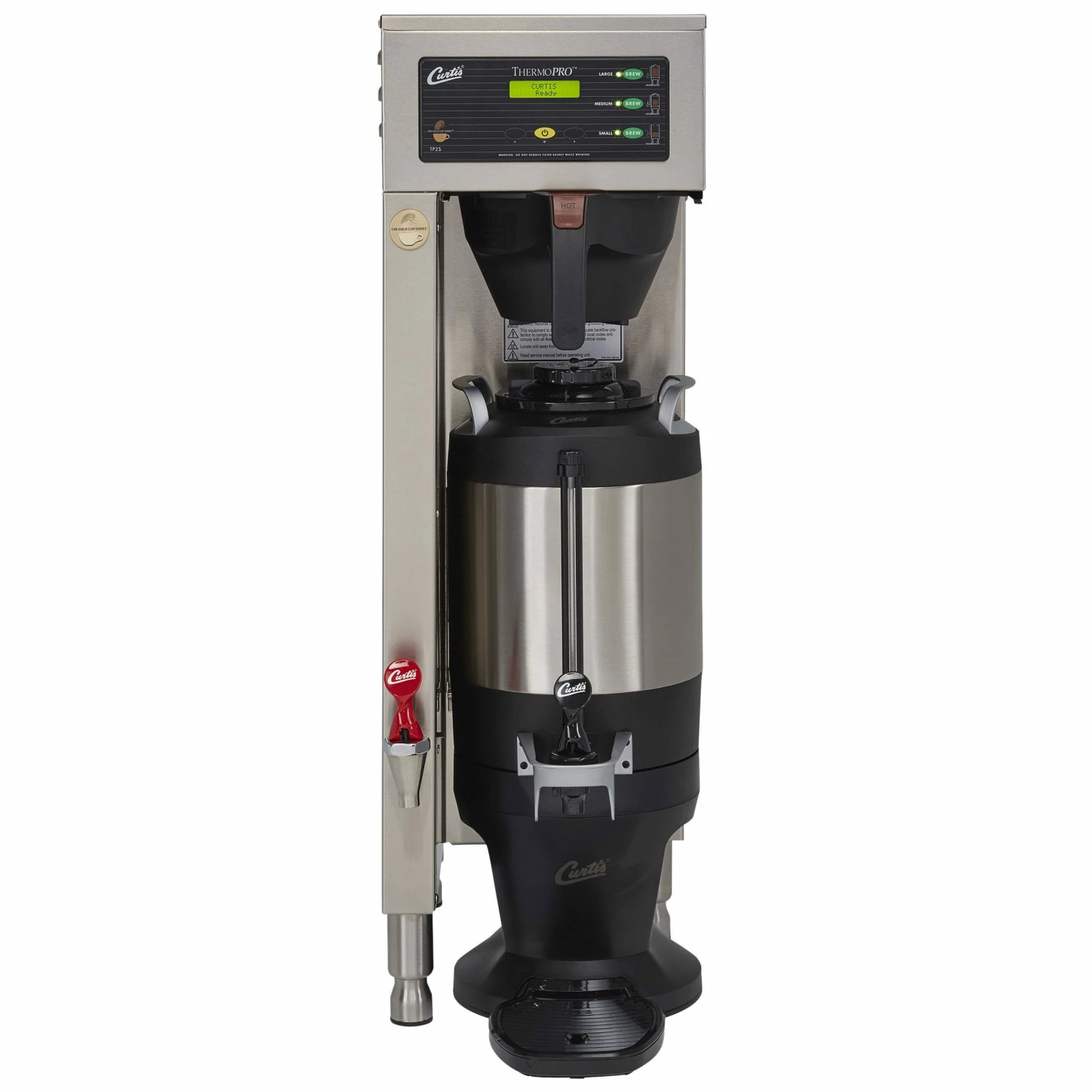 Wilbur Curtis Brewers G3 Single 1.5 Gal. Coffee Brewer W/ Basket Locks, Shelf & Dual Voltage
