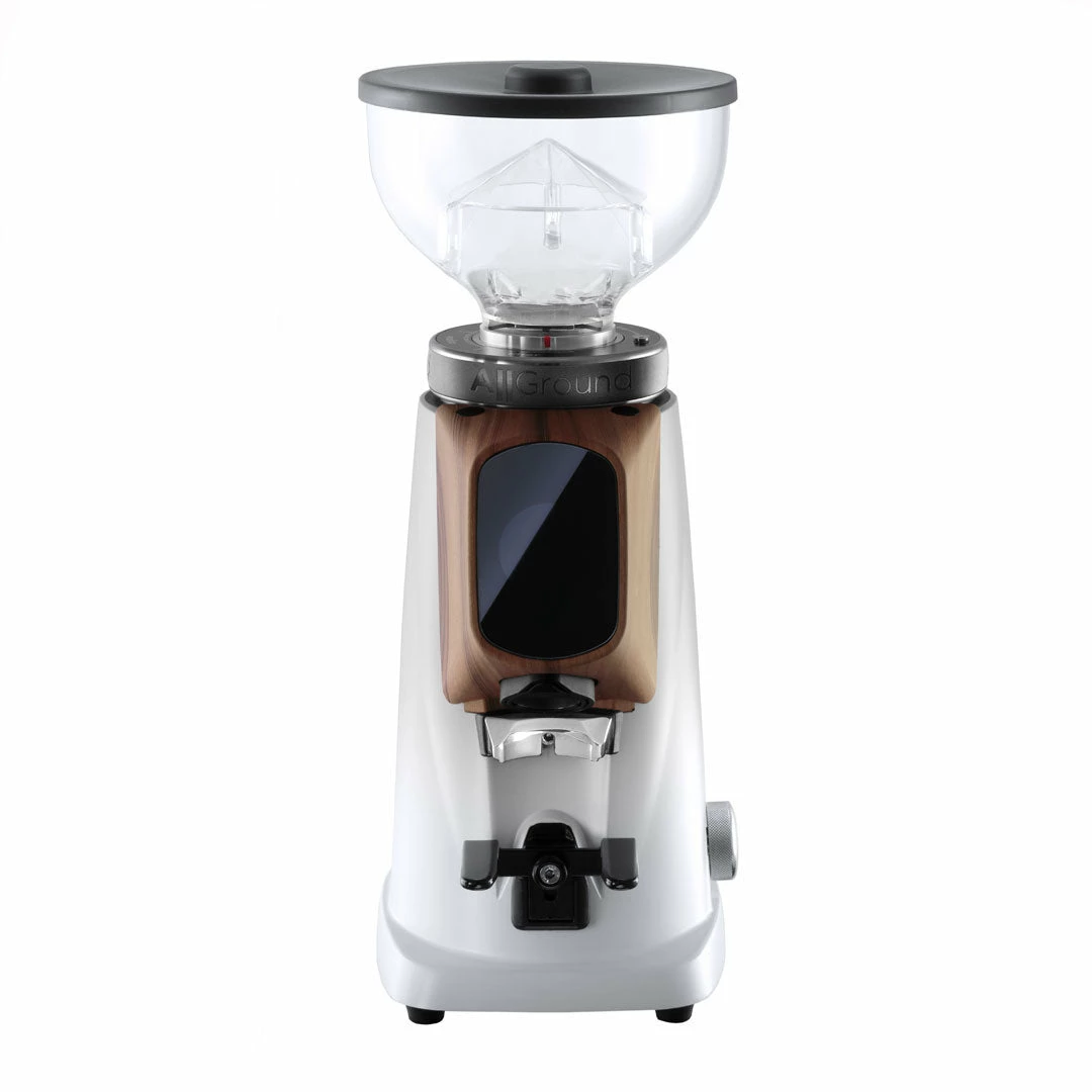 Fiorenzato AllGround All Purpose Home Coffee Grinder - White W/ Walnut Equipment