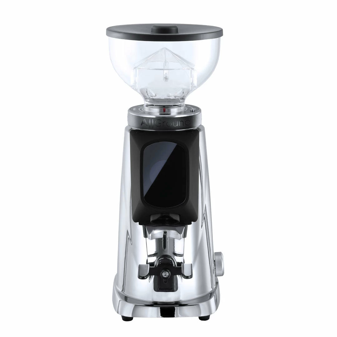 Fiorenzato Equipment AllGround All Purpose Home Coffee Grinder - Chrome W/ Black
