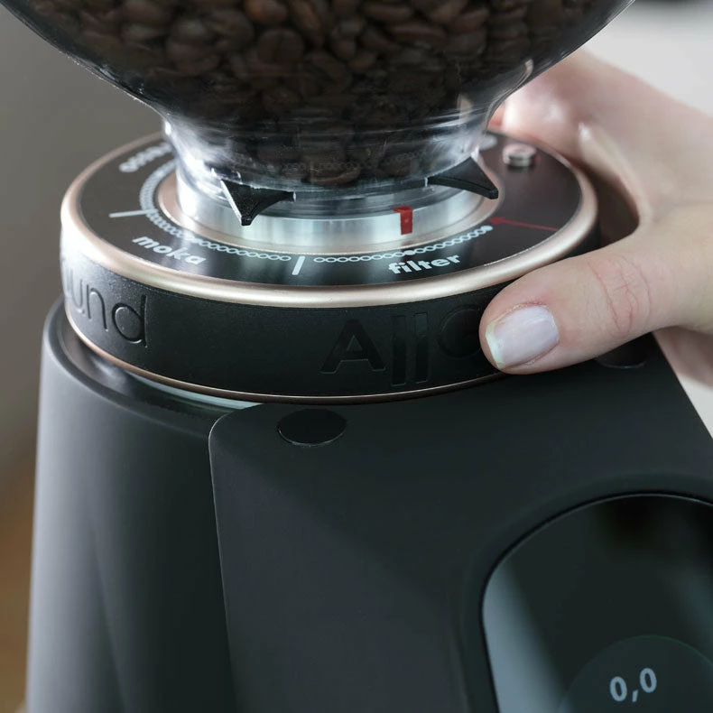 Fiorenzato AllGround All Purpose Home Coffee Grinder - Black W/ Rose Gold Equipment