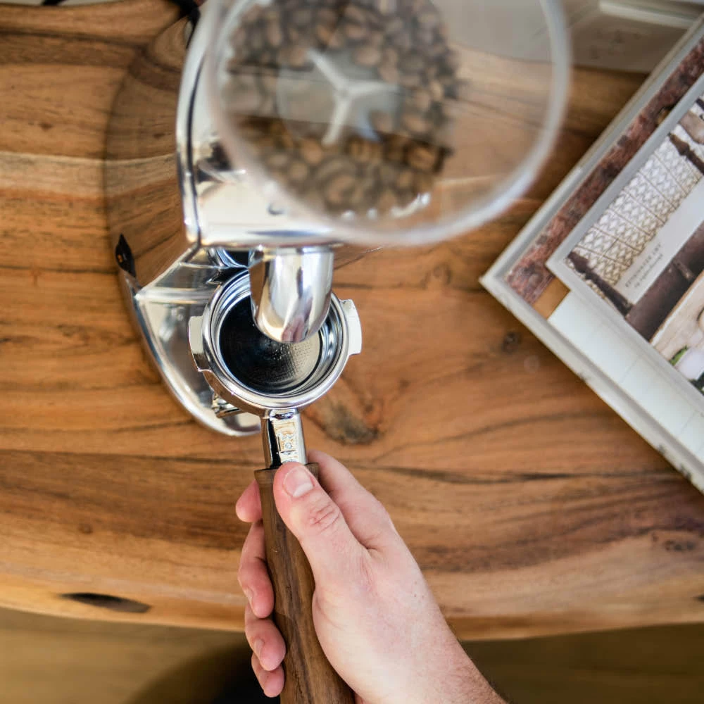 Ascaso I-mini Flat Burr Home Coffee Grinder, 54MM - Inox