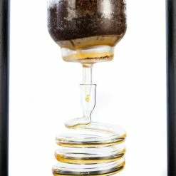 Cold Brewers Yama 6-8 Cup Cold Drip Maker Straight Black Wood Frame (32oz)