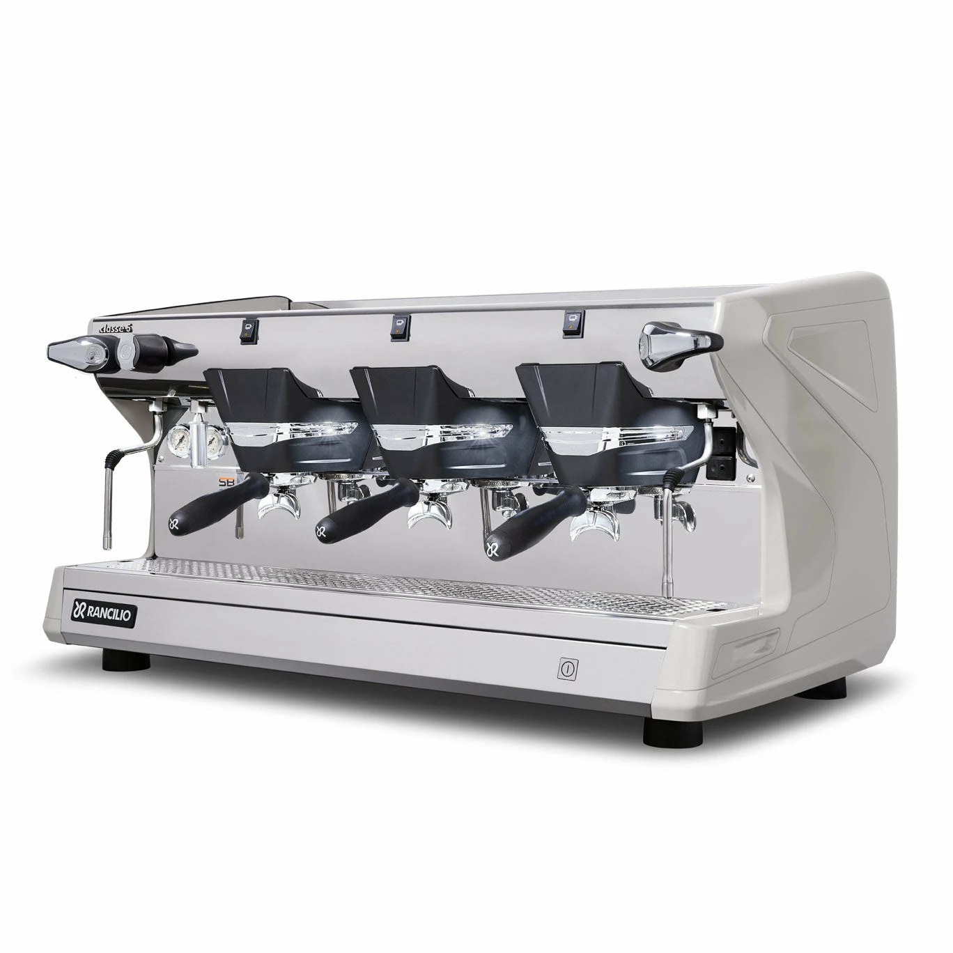 Rancilio Classe 5 S 3 Group Semi-Automatic Espresso Machine - Ice White Equipment