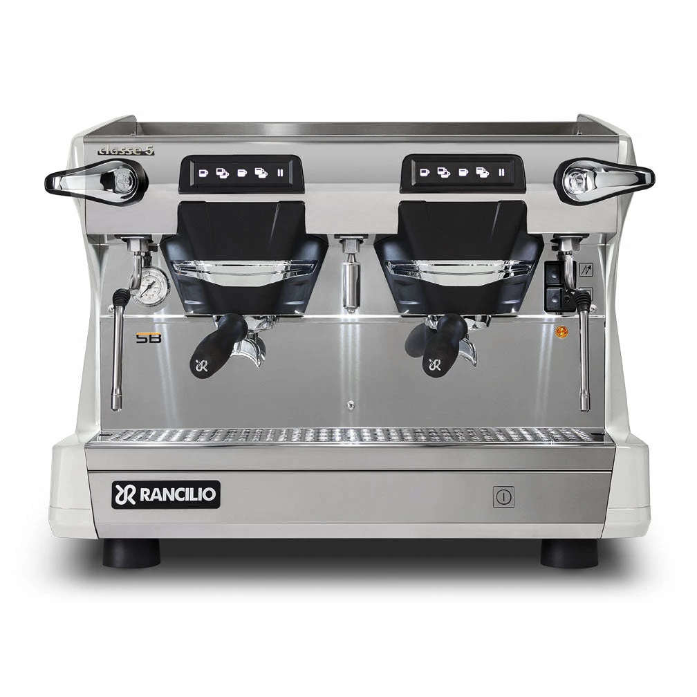 Equipment Rancilio Classe 5 USB 2 Group Compact Volumetric Espresso Machine - Ice White