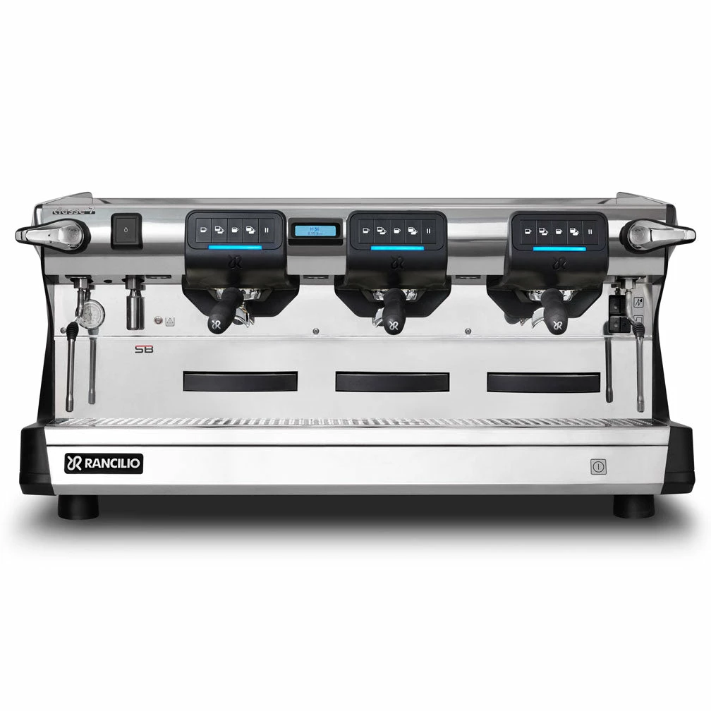 Rancilio Classe 7 USB Tall 3 Group Volumetric Espresso Machine - Anthracite Black Equipment