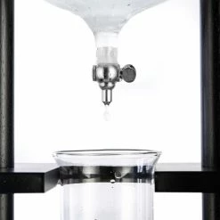 Cold Brewers Yama 6-8 Cup Cold Drip Maker Straight Black Wood Frame (32oz)