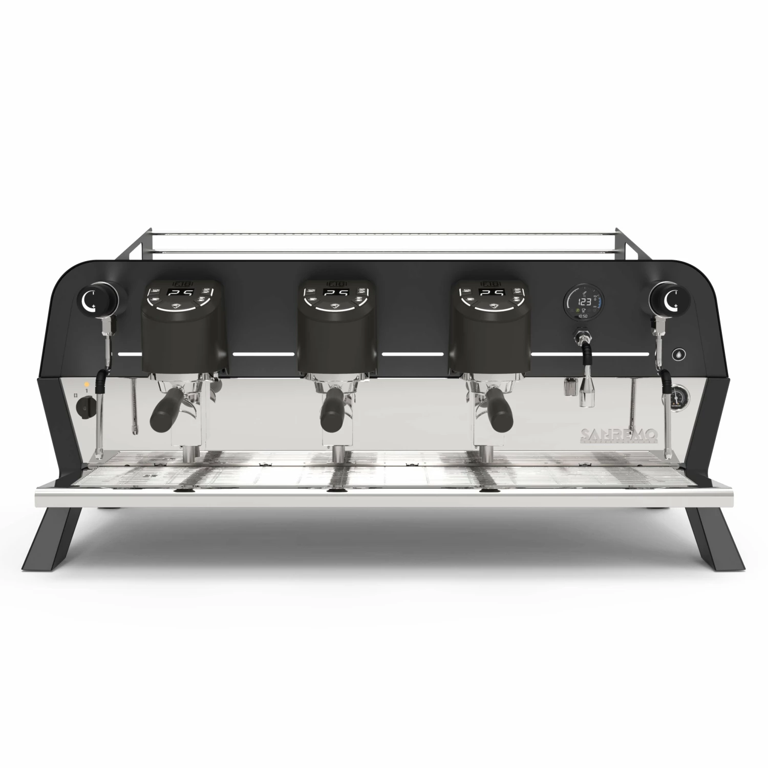 Sanremo F18SB 3 Group Volumetric Espresso Machine - White Equipment