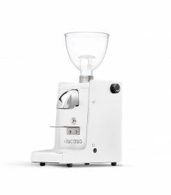 Ascaso I-STEEL Flat Burr Home Coffee Grinder, 54MM - White