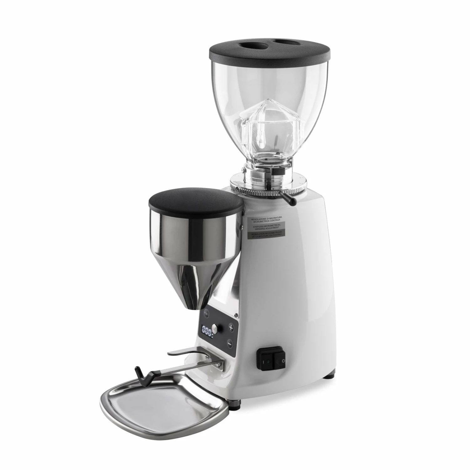 Mazzer Mini Electronic B Commercial Espresso Grinder - White