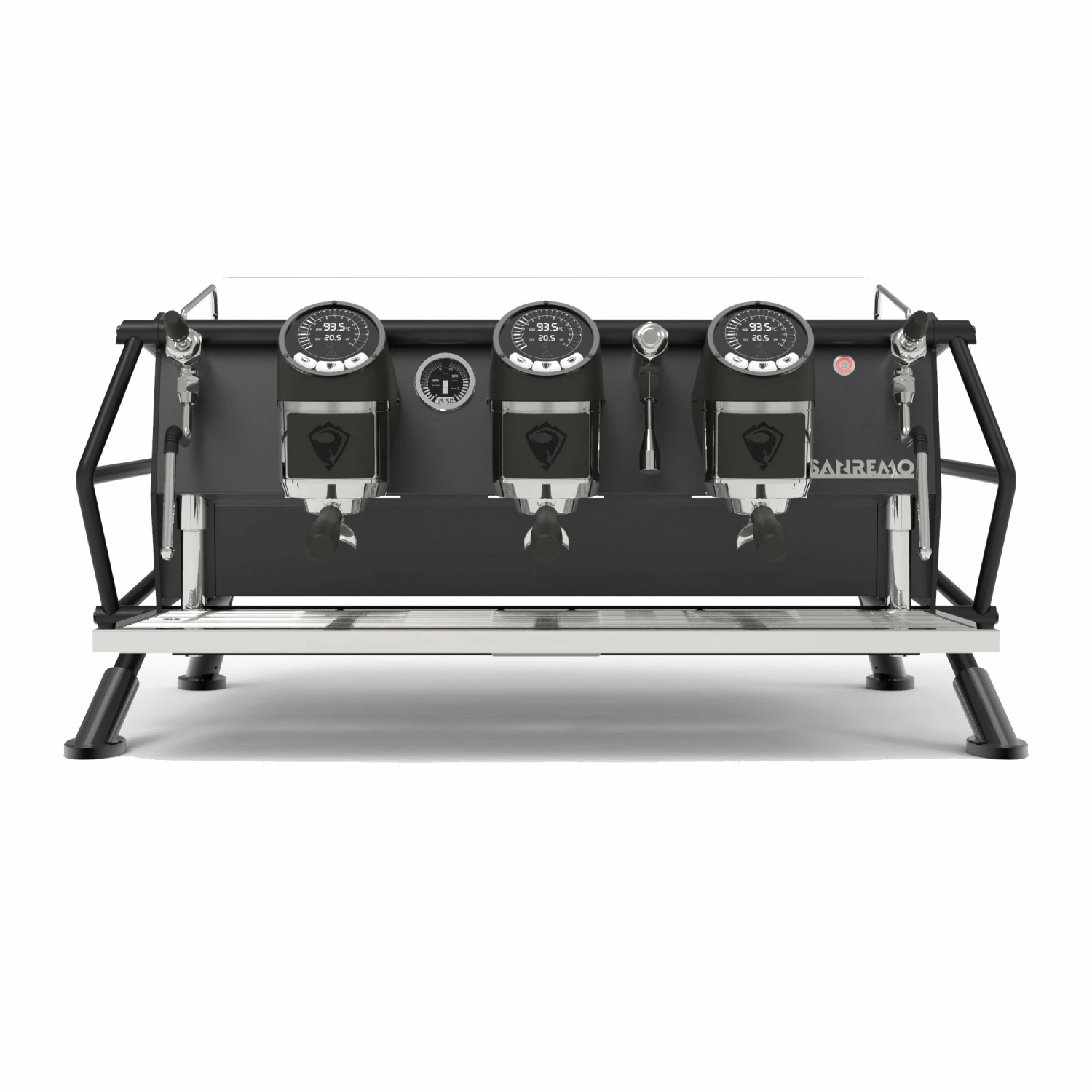 Sanremo Café Racer Naked 3 Group Volumetric Espresso Machine - Black/Black Equipment