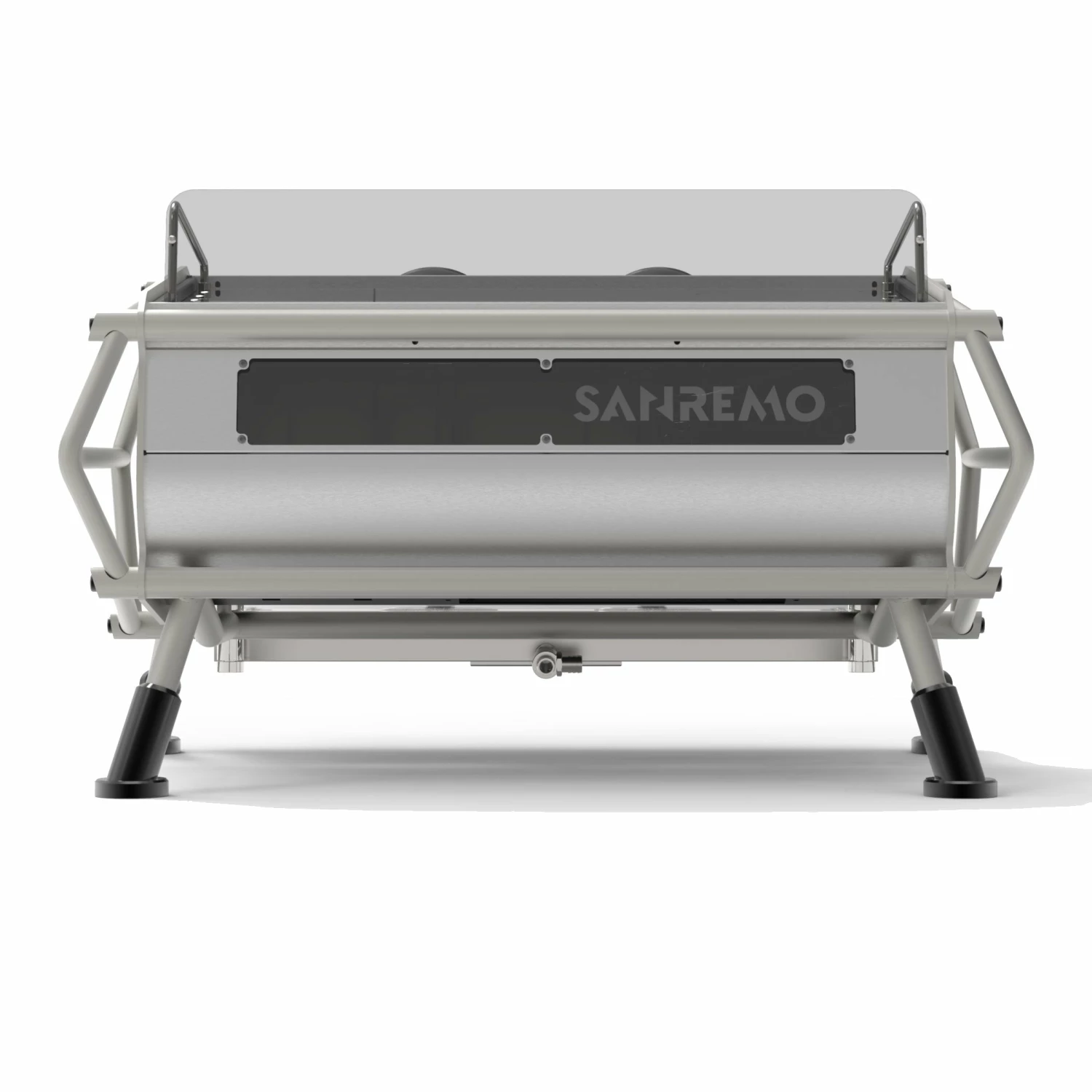 Sanremo Café Racer Naked 2 Group Volumetric Espresso Machine - Steel/Black