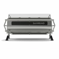 Sanremo Café Racer Naked 3 Group Volumetric Espresso Machine - Steel/Black