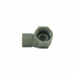 Espresso Parts 1/2" F BSP X 1/2" M BSP Nylon 90 For Counter Top Pitcher Rinsers