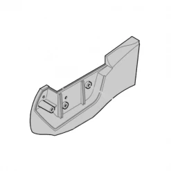 Parts Rancilio Classe 10 Lower Right Inner Panel - Gray (Special Order Item)