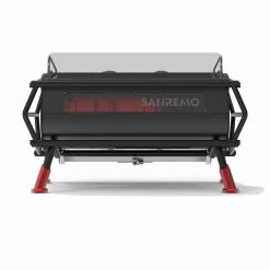 Sanremo Café Racer Naked 2 Group Volumetric Espresso Machine - Black/Red
