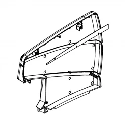 Nuova Simonelli Appia II Black Left Side Panel (Special Order Item) Parts