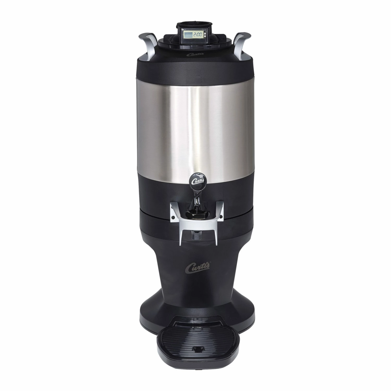 Wilbur Curtis 1.5 Gallon Thermal Freshtrac Dispenser With Lockable Base & Wide Mouth Lid Brewers